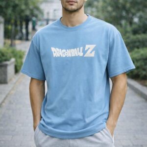 dragon ball z t shirt (sky blue )